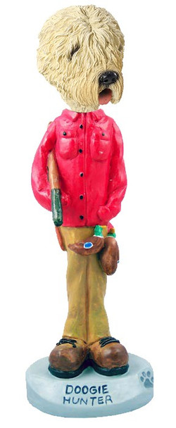 Soft Coated Wheaten Terrier Hunter Doogie Collectible Dog Figurine