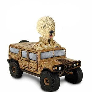 Soft Coated Wheaten Terrier Hummer Doogie Collectible Dog Figurine