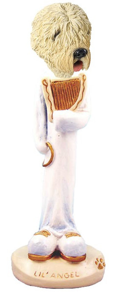 Soft Coated Wheaten Terrier Lil Angel Doogie Collectible Dog Figurine