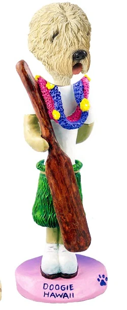 Soft Coated Wheaten Terrier Hawaii Doogie Collectible Dog Figurine