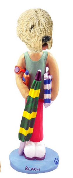 Soft Coated Wheaten Terrier Beach Doogie Collectible Dog Figurine