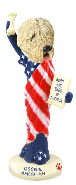 Soft Coated Wheaten Terrier American Doogie Collectible Dog Figurine