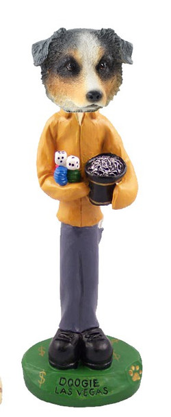 Blue Australian Shepherd Las Vegas Doogie Collectible Dog Figurine