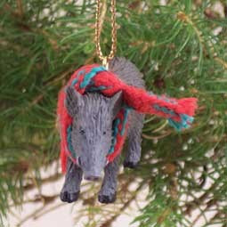 Original Razorback Hog Hanging Ornament – Hand-Painted – Conversation Concepts