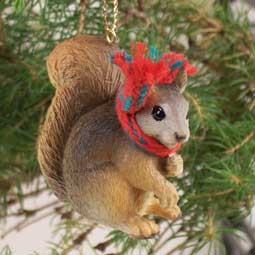 Red Hanging Ornament – Hand-Painted – Conversation Concepts