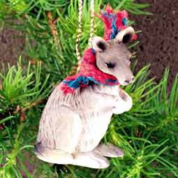Kangaroo Hanging Ornament – Hand-Painted – Conversation Concepts
