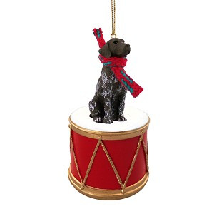 German Shorthaired Pointer Dog on Drum Christmas Ornament – Hand-Painted