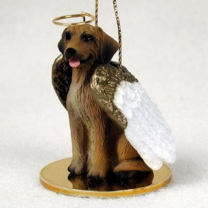 Rhodesian Ridgeback Dog Angel Hanging Ornament – Hand-Painted Resin