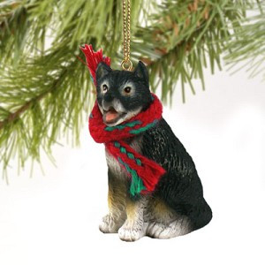 Alaskan Malamute Dog Christmas Tree Ornament – Hand-Painted