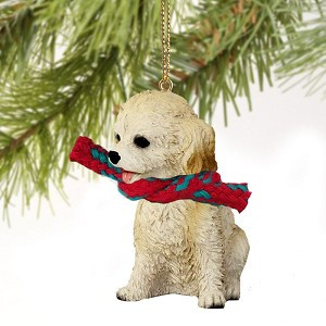 Blond Cockapoo Dog Christmas Tree Ornament – Hand-Painted