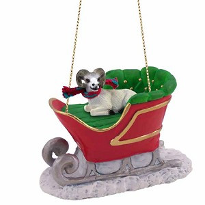 Dahl Sheep in Sleigh Christmas Tree Ornament – Conversation Concepts
