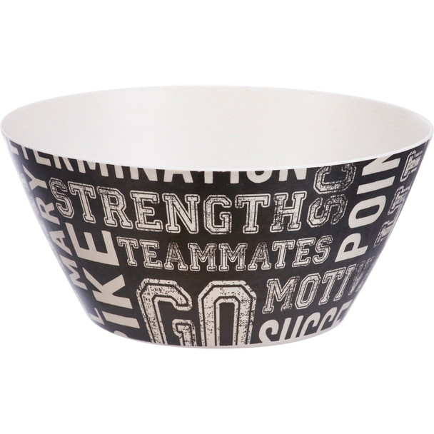 Melamine Gameday Serving Bowl - Sports Themed 9.5 In Diameter from Primitives by Kathy