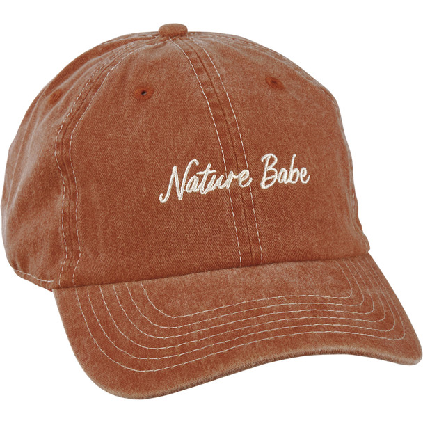 Adjustable Cotton Baseball Cap - Nature Babe - Lake & Cabin Collection from Primitives by Kathy
