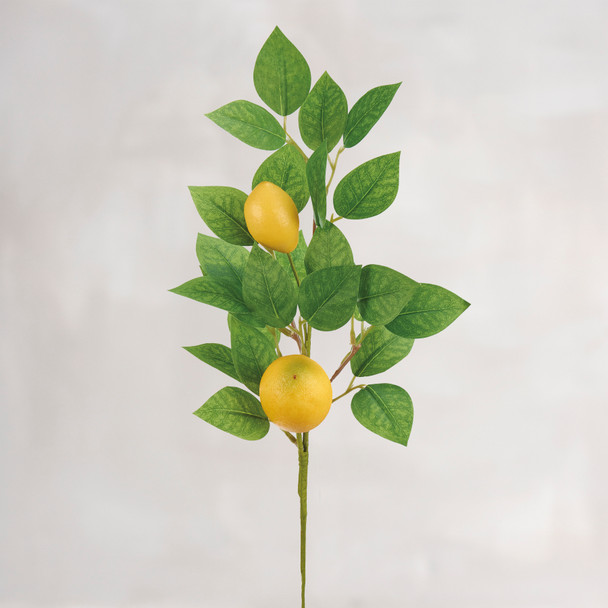 Set of 12 Artificial Picks - Lemons - 14 Inch Tall - Botanical Collection from Primitives by Kathy