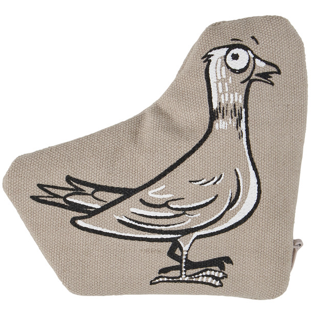 Stuffable Cotton Double Sided Catnip Cat Toy - 4 Inch - Pigeon Design - Pet Collection from Primitives by Kathy