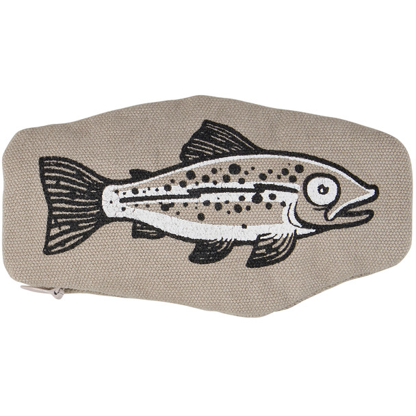 Double Sided Stuffable Catnip Cat Toy - Fish Print Design 4.5 Inch from Primitives by Kathy