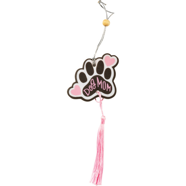 Pawprint Design Dog Mom Decorative Hanging Car Air Fresheners (Set of 2) from Primitives by Kathy