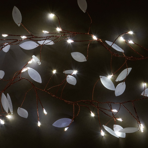 String Lights - Cottage Leaf Theme Design - 59 Inch Long - 100 Lights (Battery Operated) from Primitives by Kathy