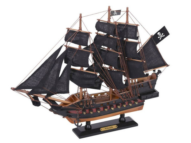 Handcrafted Wooden Whydah Gally Black Sails Limited Model Pirate Ship 15" from Hampton Creations