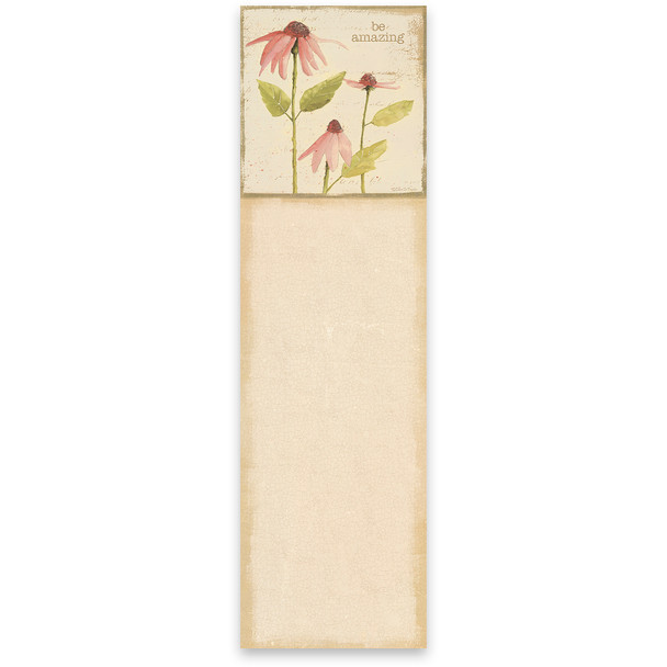 Coneflower Design Be Amazing Magnetic Paper List Notepad (60 Pages) from Primitives by Kathy