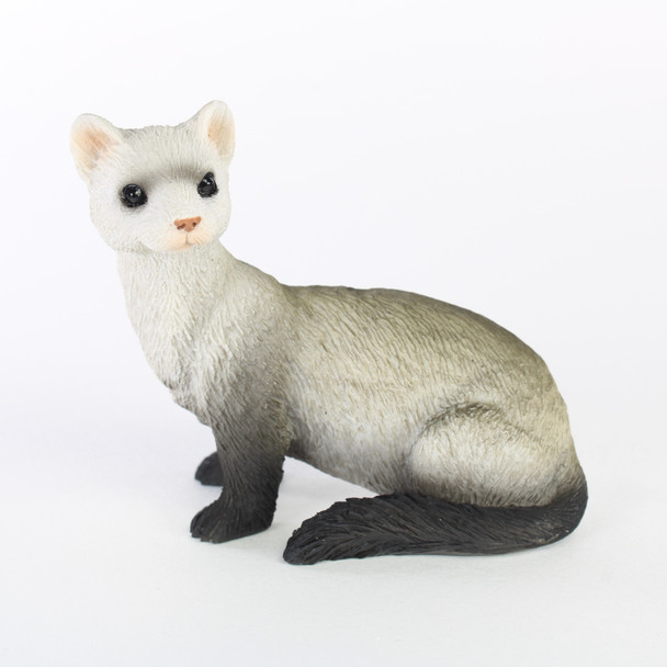 Hand-painted Decorative Animal Figurine - Ferret Tiny One Large From Conversation Concepts