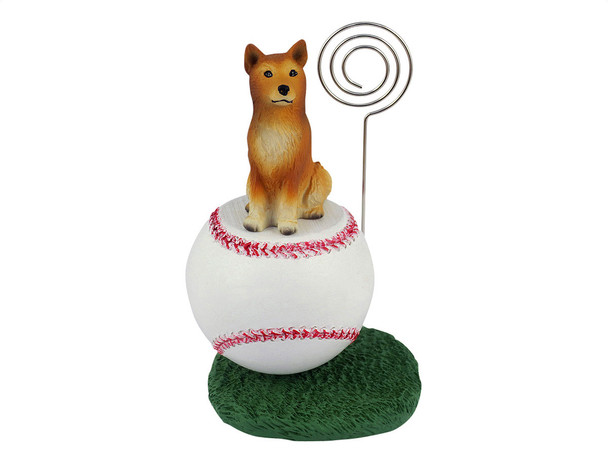 Dog Lover Desktop Hand Painted Baseball Memo Holder - Finnish Spitz From Conversation Concepts