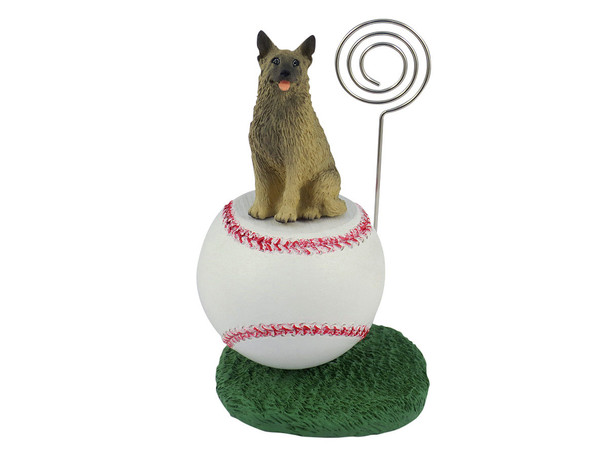 Dog Lover Desktop Hand Painted Baseball Memo Holder - Norwegian Elkhound From Conversation Concepts