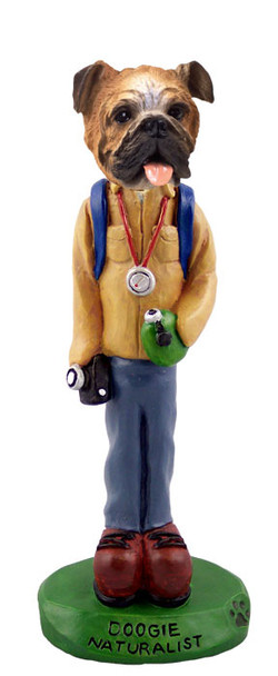 Dog Lover Doogie Collectible Figurine - Bulldog Naturalist From Conversation Concepts