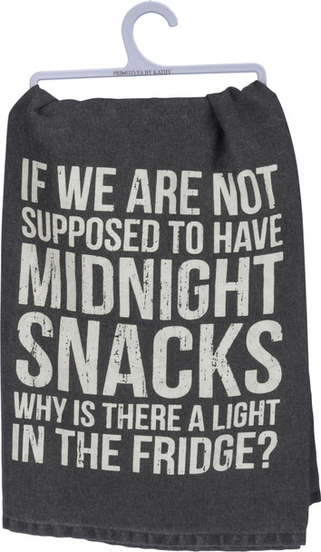 Midnight Snacks Cotton Dish Towel from Primitives by Kathy