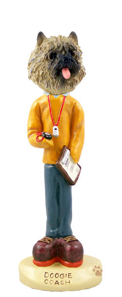 Dog Lover Hand-painted Figurine - Cairn Terrier Red Coach Doogie Collectible From Conversation Concepts