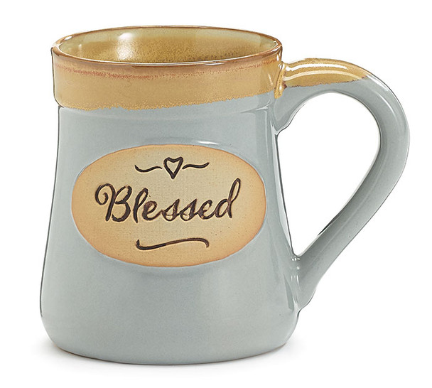 Porcelain Coffee Mug - Blessed Every Good & Perfect Gift Is From Above James 1:17 18 Oz from Burton & Burton
