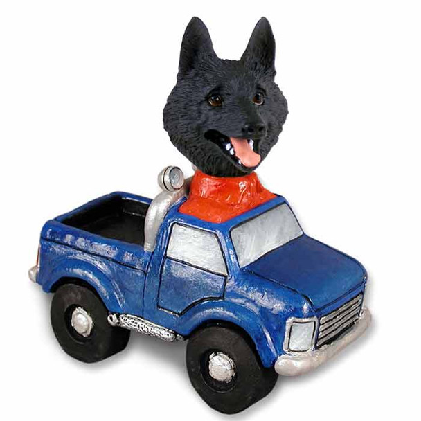 Dog Lover Doogie Collectible Figurine - Schipperke Pickup From Conversation Concepts