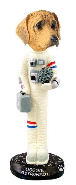 Dog Lover Hand-painted Figurine - Rhodesian Ridgeback Astronaut Doogie Collectible From Conversation Concepts