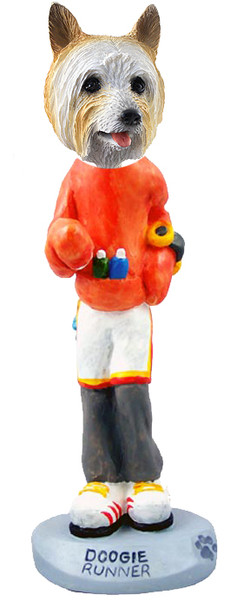 Dog Lover Doogie Collectible Figurine - Silky Terrier Runner From Conversation Concepts
