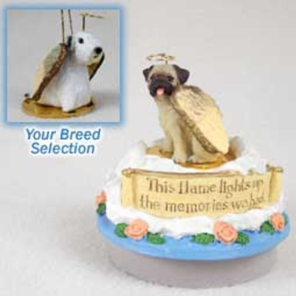 Dog Lover Decorative Candle Lid Topper - Sealyham Terrier Tiny One Pet Angel Ornament From Conversation Concepts
