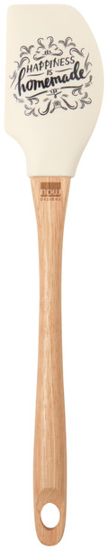 Silicone Spatula With Wood Handle - Happiness Is Homemade 13 Inch from Now Designs