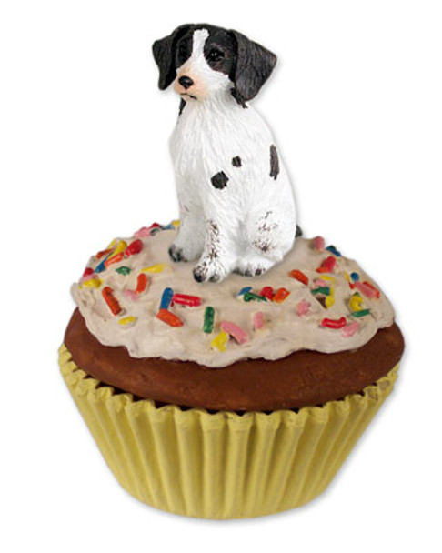 Dog Lover Hand Painted Pupcake Trinket Box - Brittany Liver & White Spaniel From Conversation Concepts