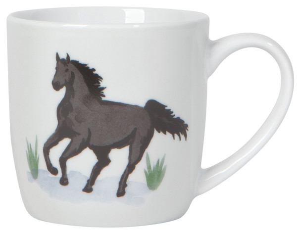 Horse Lover All The Pretty Horses Porcelain Coffee Mug 12 Oz from Now Designs