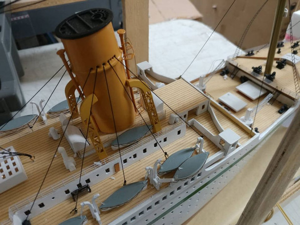 Handcrafted Ready To Run Remote Control RMS Britannic 50" Limited from Hampton Creations