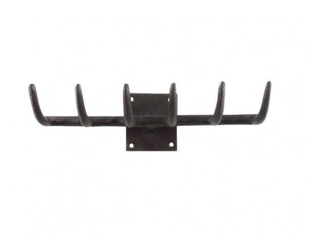 Handcrafted Cast Iron Garden Rake Decoraitve Metal Wall Hooks 11" from Hampton Creations Handcrafted Cast Iron Garden Rake Decoraitve Metal Wall Hooks 11" from Hampton Creations