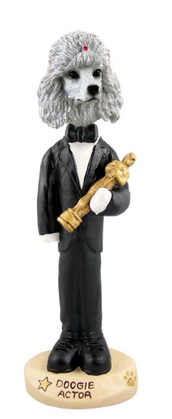 White Poodle Actor Doogie Collectible Dog Figurine