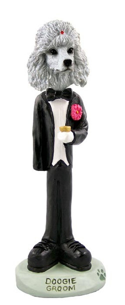 White Poodle Groom Doogie Collectible Dog Figurine