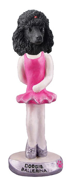 Black Poodle Ballerina Doogie Collectible Dog Figurine