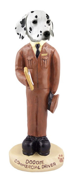 Dalmatian Commercial Driver Doogie Collectible Dog Figurine