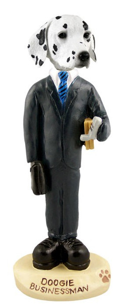 Dalmatian Businessman Doogie Collectible Dog Figurine