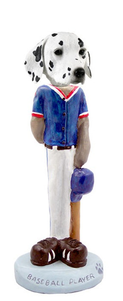 Dalmatian Baseball Doogie Collectible Dog Figurine