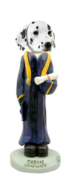 Dalmatian Graduate Doogie Collectible Dog Figurine