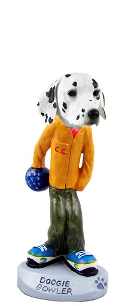 Dalmatian Bowler Doogie Collectible Dog Figurine