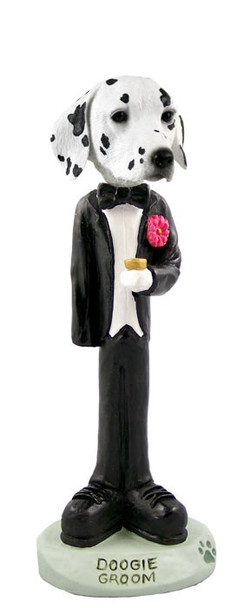Dalmatian Groom Doogie Collectible Dog Figurine
