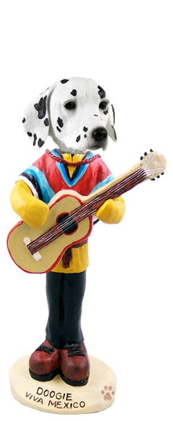 Dalmatian Viva Mexico Doogie Collectible Dog Figurine